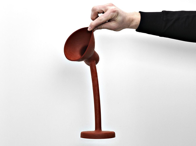 Rubber Lamp by Thomas Schnur at Salone Satellite 20130 | Yellowtrace.