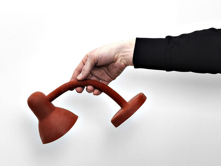 Rubber Lamp by Thomas Schnur at Salone Satellite 20130 | Yellowtrace.