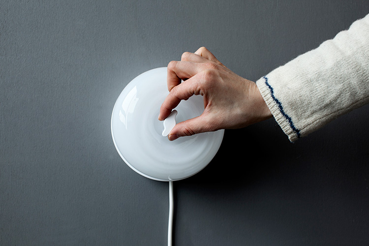 SWITCH wall light by Caroline Olsson Salone Satellite 2013 | Yellowtrace.