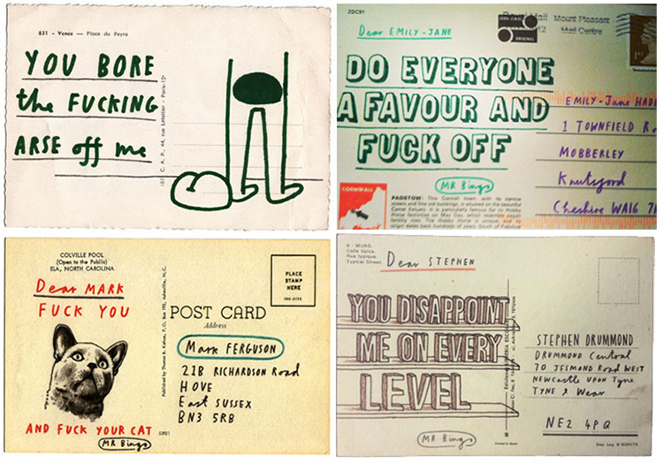 Hate Mail Project by Mr Bingo | Yellowtrace.