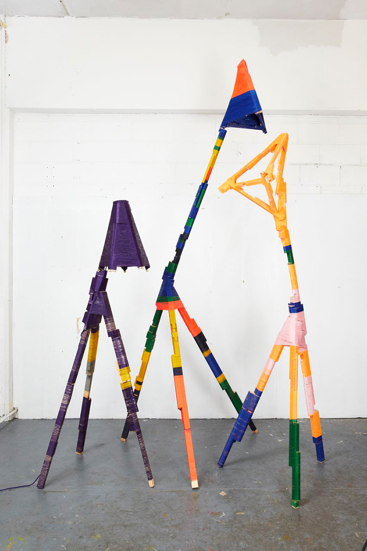 The Thread Wrapping Machine by Anton Alvarez at Ventura Lambrate 2013 | Yellowtrace.