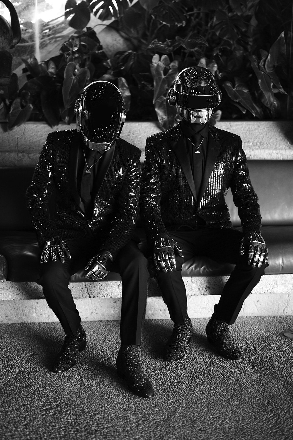 Daft Punk at John Lautner's Goldstein Residence in LA | Yellowtrace.