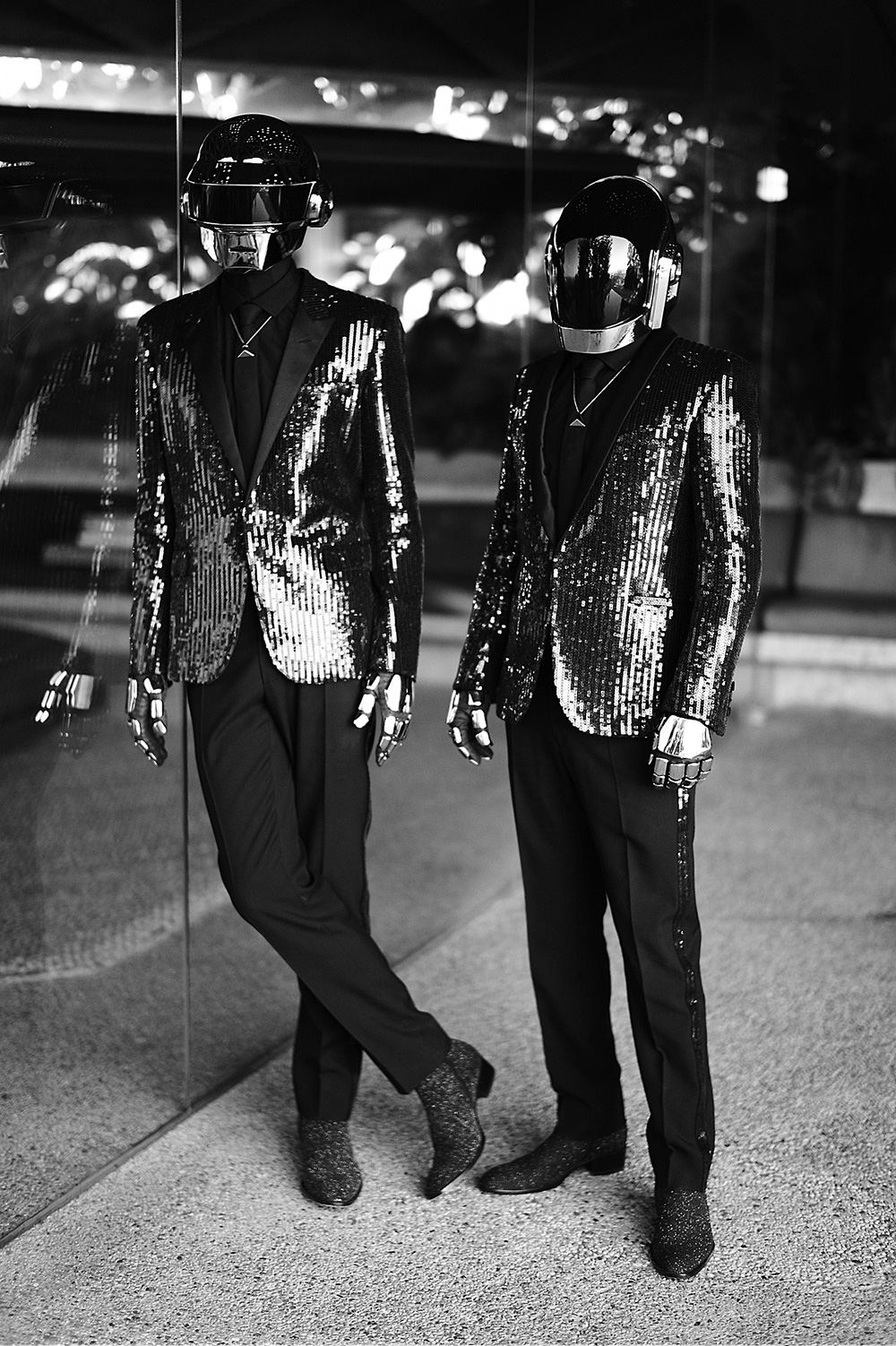 Daft Punk at John Lautner's Goldstein Residence in LA | Yellowtrace.