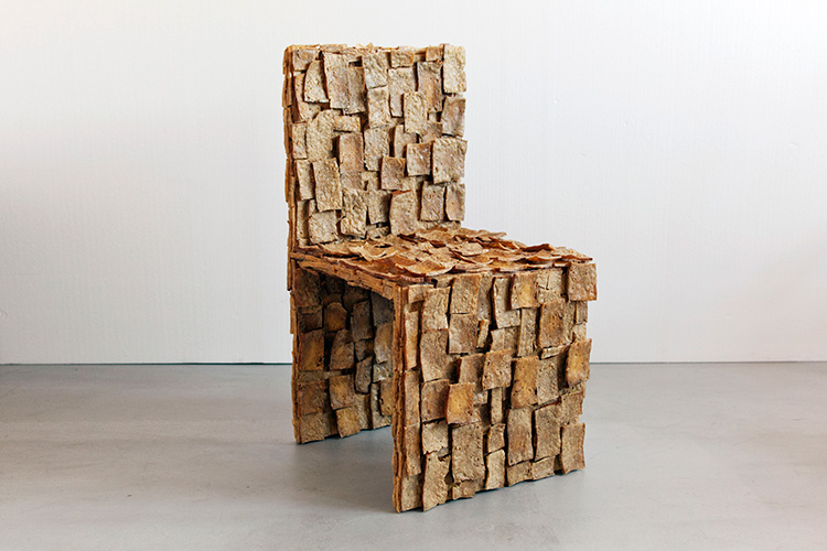 Tofu Chair by Leonardo Talarico at Foodmade, Ventura Lambrate 2013 | Yellowtrace.