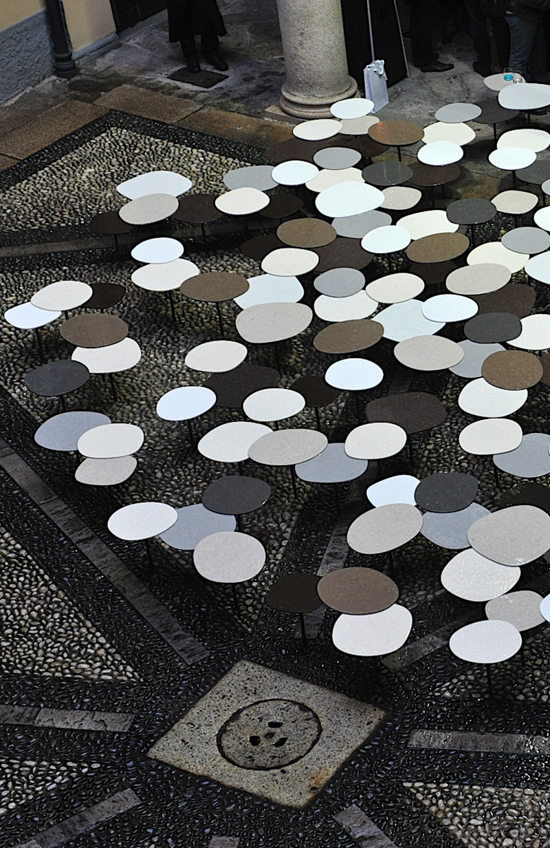 Stone Garden by Nendo for Caesarstone at Salone del Mobile 2013 | Photo by Nick Hughes for Yellowtrace. Stone Garden by Nendo for Caesarstone at Salone del Mobile 2013 | Photo by Nick Hughes for Yellowtrace.