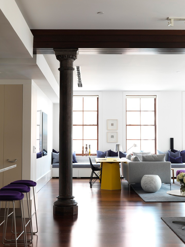 Interior Design of Tribeca Loft, NYC by Nexus Designs | Yellowtrace.