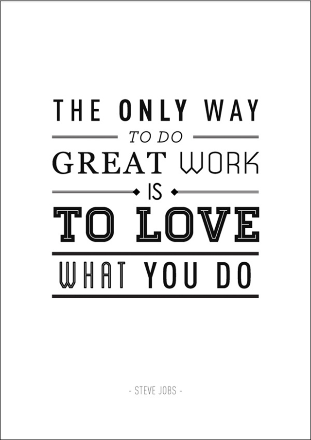 Typography Posters of Inspirational Quotes by Ben Fearnley | Yellowtrace.