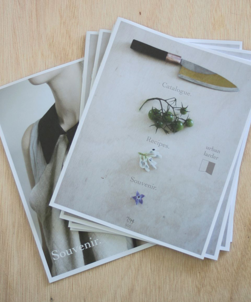 Sovenir limited edition publication & catalogue for Urban Larder | Yellowtrace. Sovenir limited edition publication & catalogue for Urban Larder | Yellowtrace.