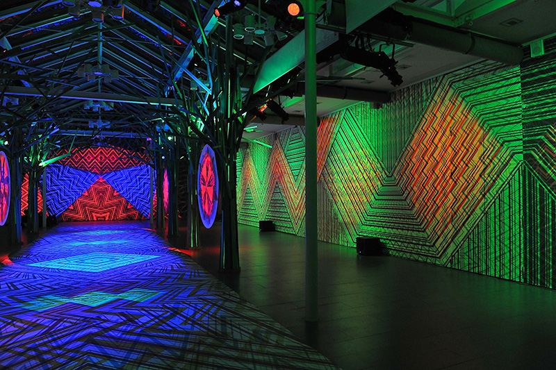 Zigzagging installation by Carnovsky for Missoni during Salone del Mobile 2013 | Photo by Nick Hughes for Yellowtrace. Zigzagging installation by Carnovsky for Missoni during Salone del Mobile 2013 | Photo by Nick Hughes for Yellowtrace.