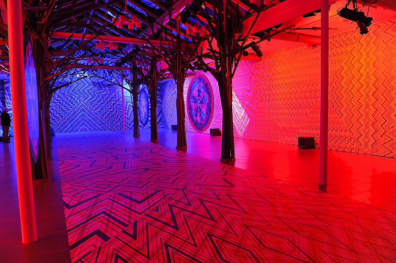 Zigzagging installation by Carnovsky for Missoni during Salone del Mobile 2013 | Photo by Nick Hughes for Yellowtrace. Zigzagging installation by Carnovsky for Missoni during Salone del Mobile 2013 | Photo by Nick Hughes for Yellowtrace.