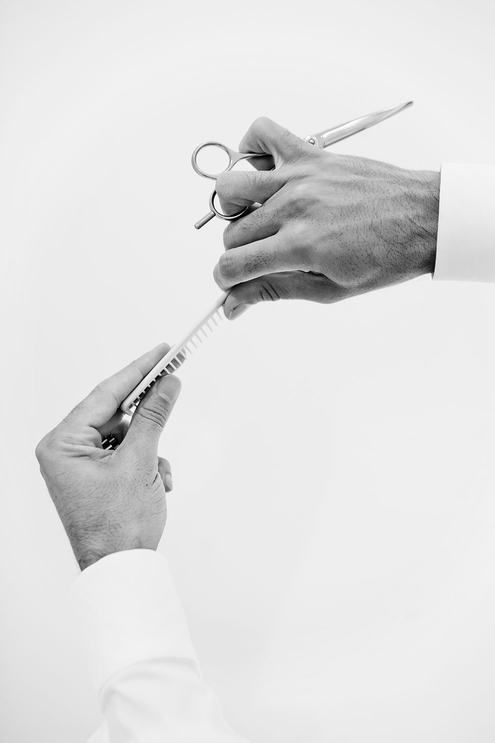 Sydney Hairdresser Leonard Mattis 'Hand Series by Grace Cassio | Yellowtrace.