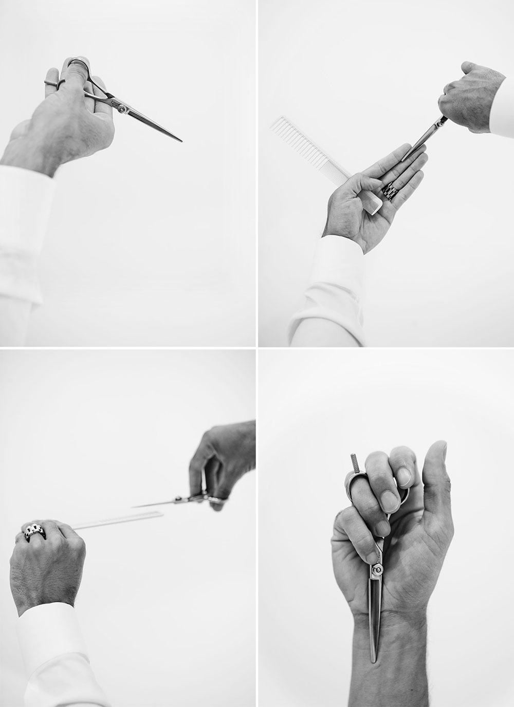 Sydney Hairdresser Leonard Mattis 'Hand Series by Grace Cassio | Yellowtrace.