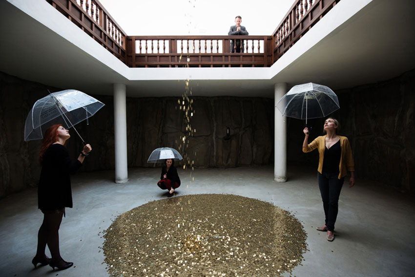 "Danaë" by Vadim Zakharov for the Russian Pavilion at Venice Biennale 2013 | Yellowtrace.
