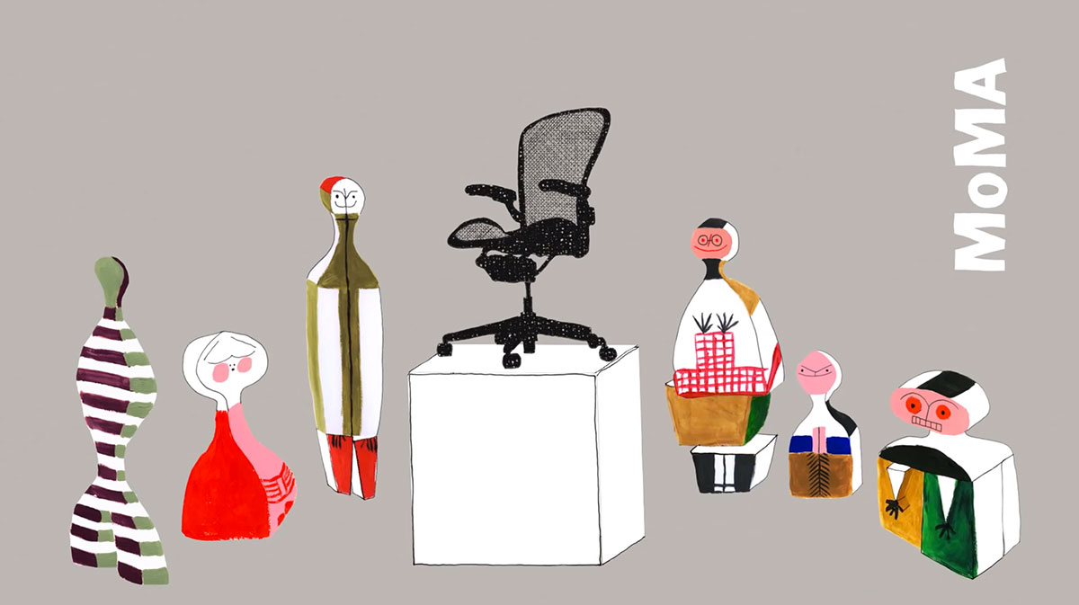 Aeron Chair part of MOMA Colelction | Yellowtrace.