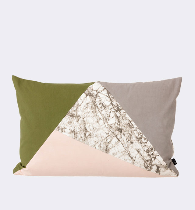 Fusion Triangle Cushion from Ferm Living | Yellowtrace.