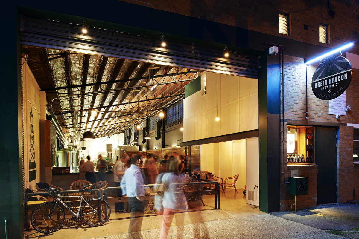 Green Beacon Brewing Company by James Cubitt Architects | Yellowtrace.