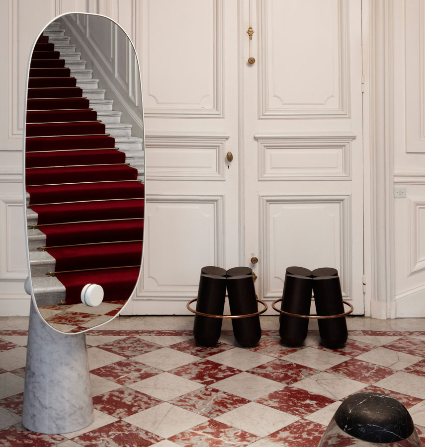 Iconic Mirror by Dan Yeffet & Lucie Koldova for Le Chance | Yellowtrace.