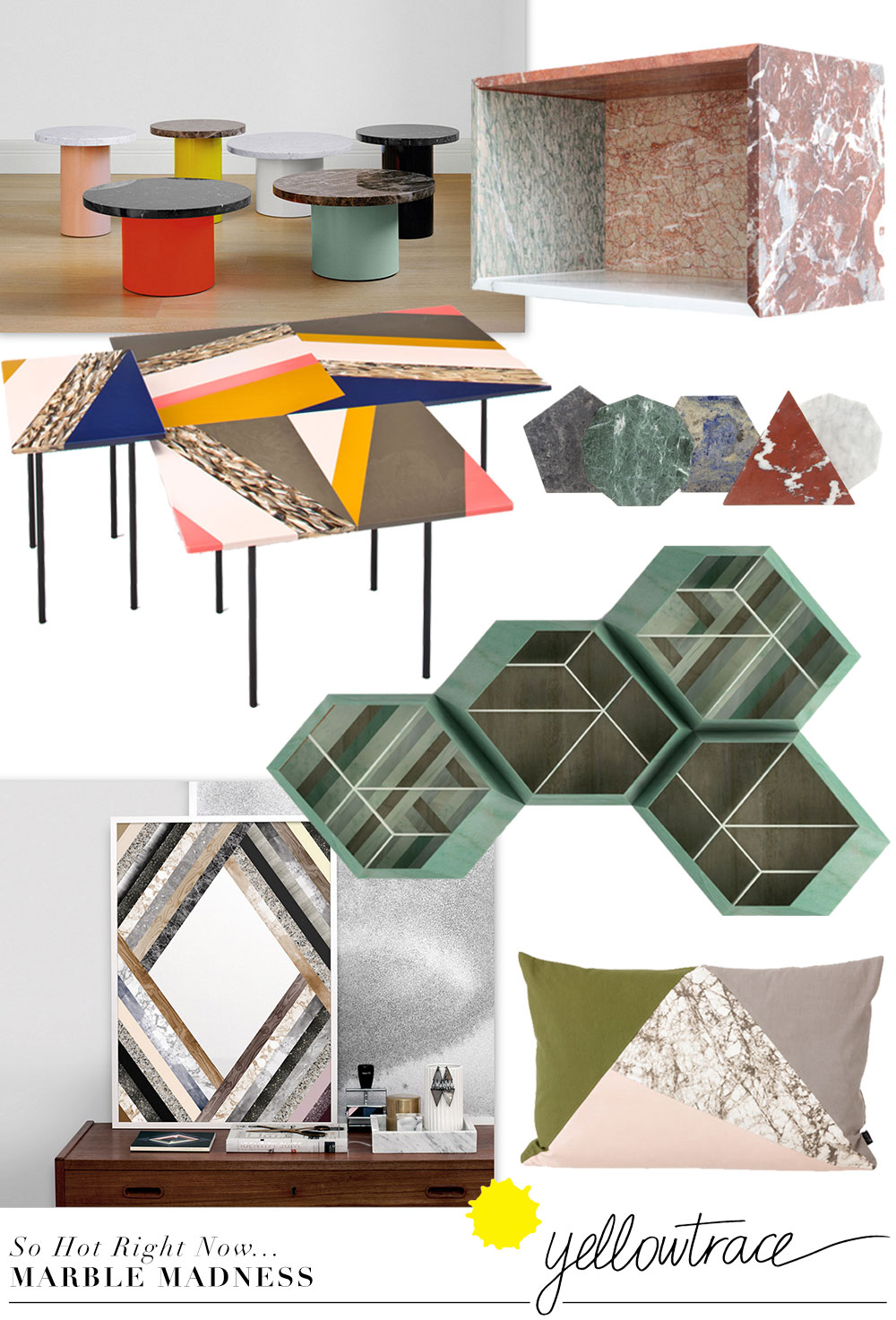 So Hot Right Now - Marble Madness: Part 02 | Curated by Yellowtrace. Marble Trends, Marble Design Trend, Marble in Design