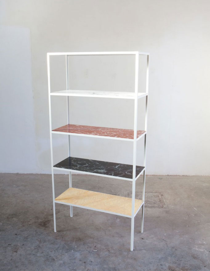 Marble Shelf by Muller Van Severen for Valerie Traan Gallery | Yellowtrace.