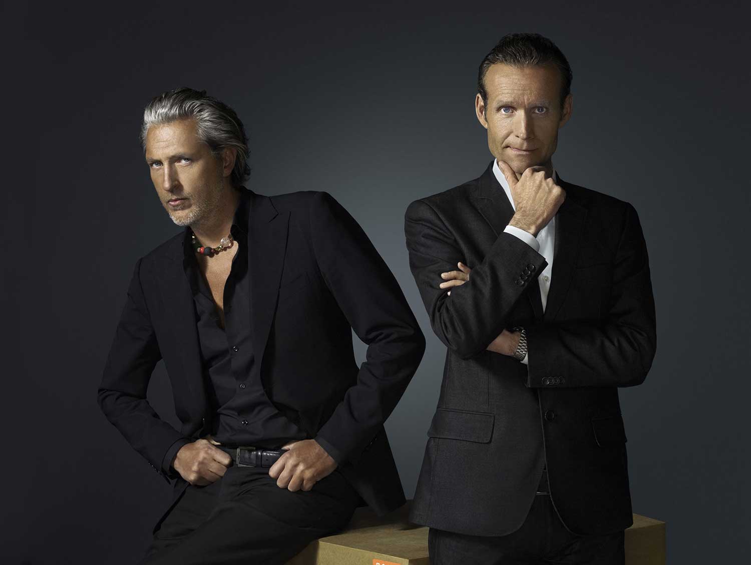 Moooi Founders - Marcel Wanders & Casper Vissers, photo by Erwin Olaf | Yellowtrace.