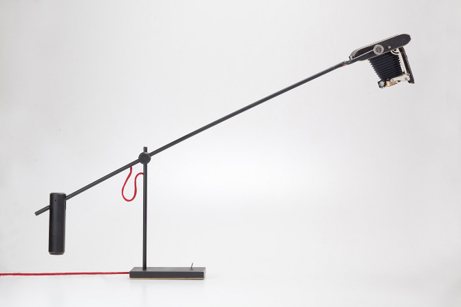 Lamps Made From Old Cameras by Y Studio | Yellowtrace.