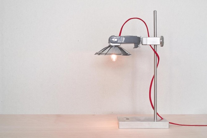 Lamps Made From Old Cameras by Y Studio | Yellowtrace.