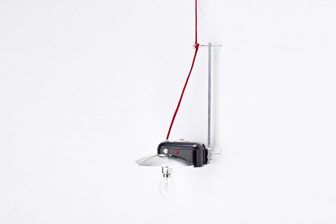 Lamps Made From Old Cameras by Y Studio | Yellowtrace.